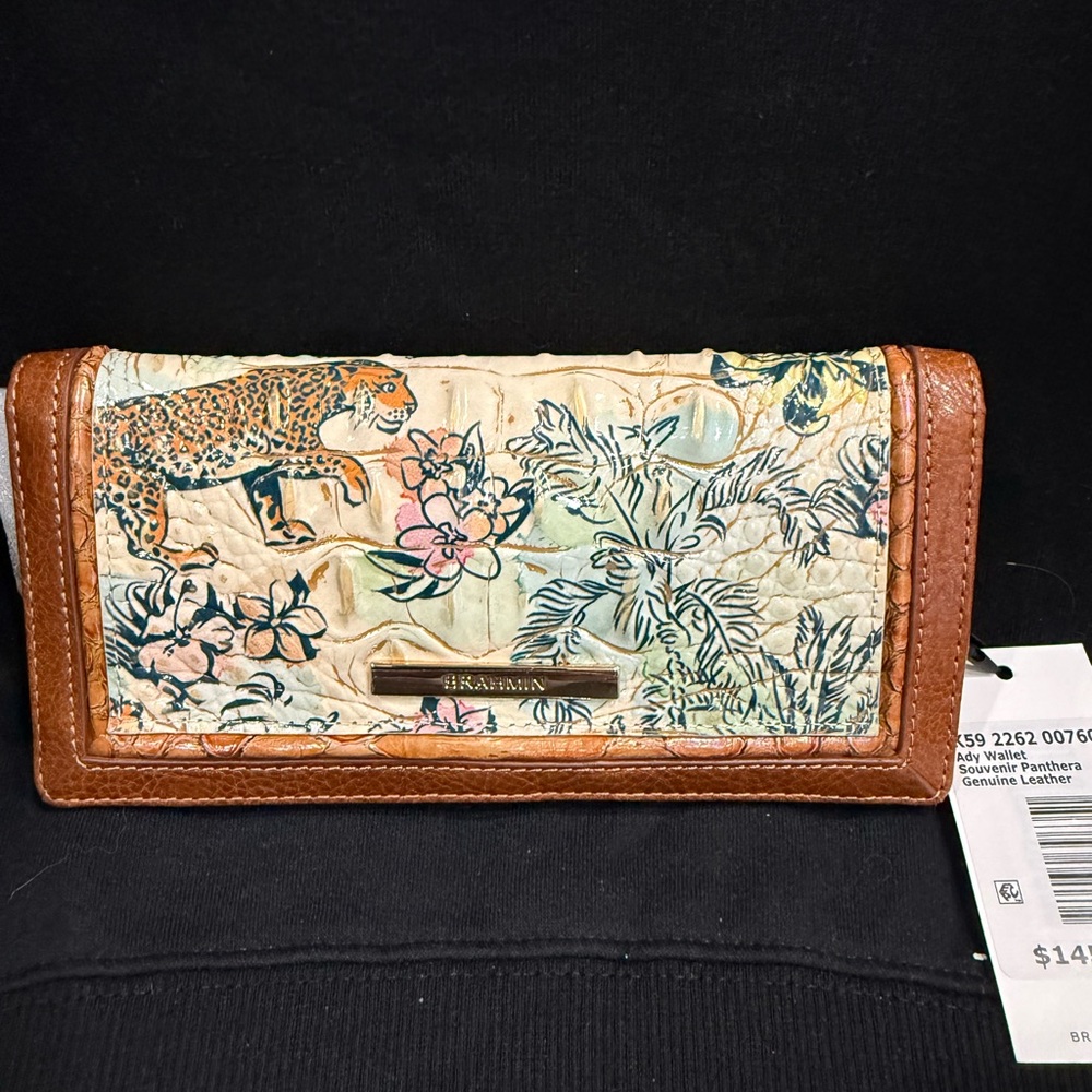 Brahmin Souvenir Pathera Floral and Animal Print bag and Wallet SET - Picture 8 of 12